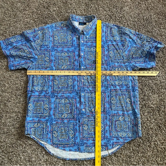 Vintage Quicksilver Button Up Shirt Surf Surfing Mens XL Oversized XXL Fit - Picture 7 of 7